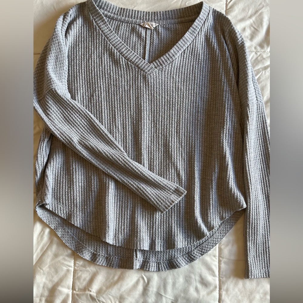 grey sweater